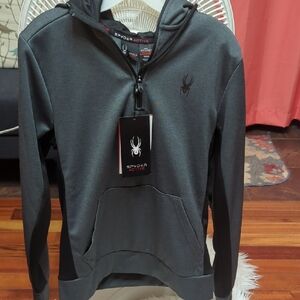 Spyder Charcoal Half-Zip Hoodie